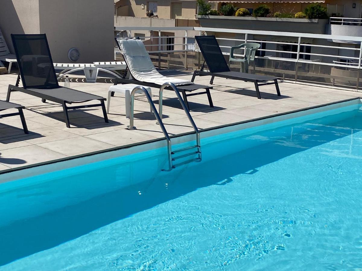 Villa D'Este - Apt 4 Prs - Clim - 300M Plage - Piscine-Parking En Option Juan-les-Pins Dış mekan fotoğraf